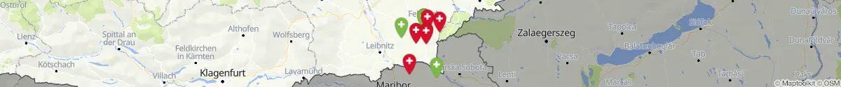 Map view for Pharmacies emergency services nearby Straden (Südoststeiermark, Steiermark)